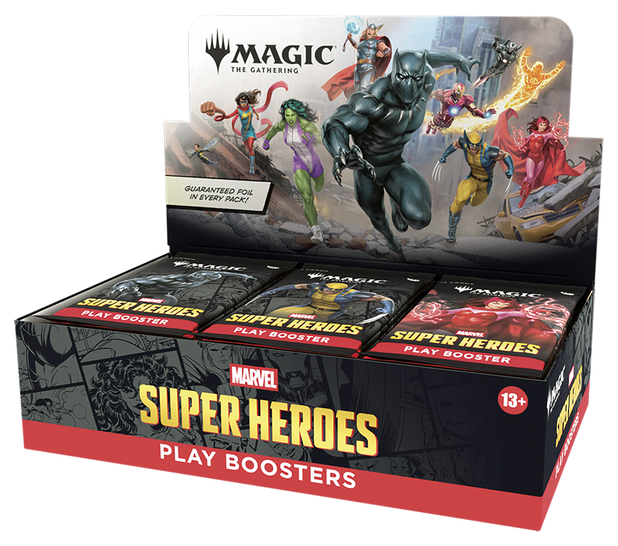 Magic The Gathering: Marvel Super Heroes Play Booster Box Preorder