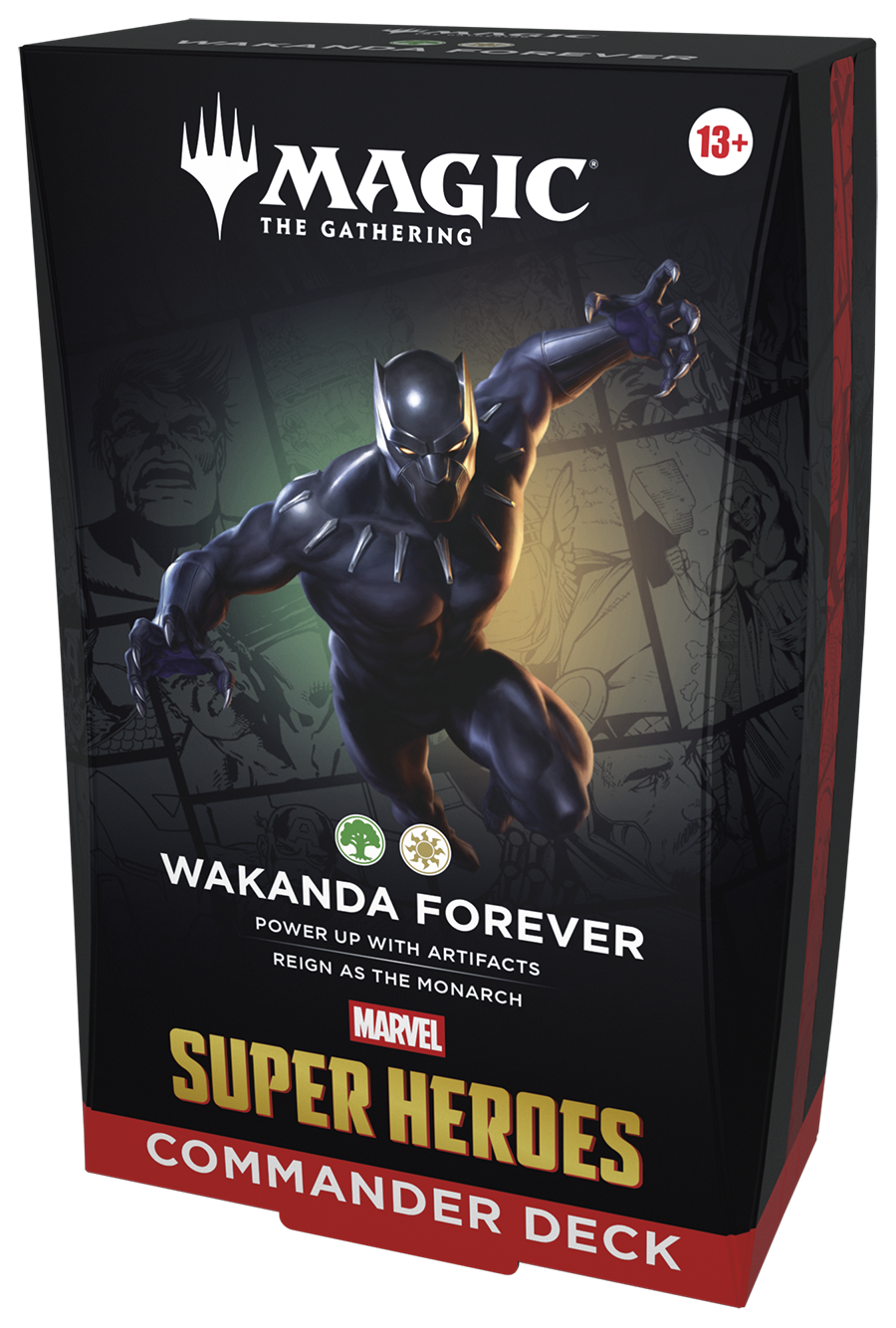 Magic The Gathering: Marvel Heroes Commander Deck Wakanda Forever Preorder