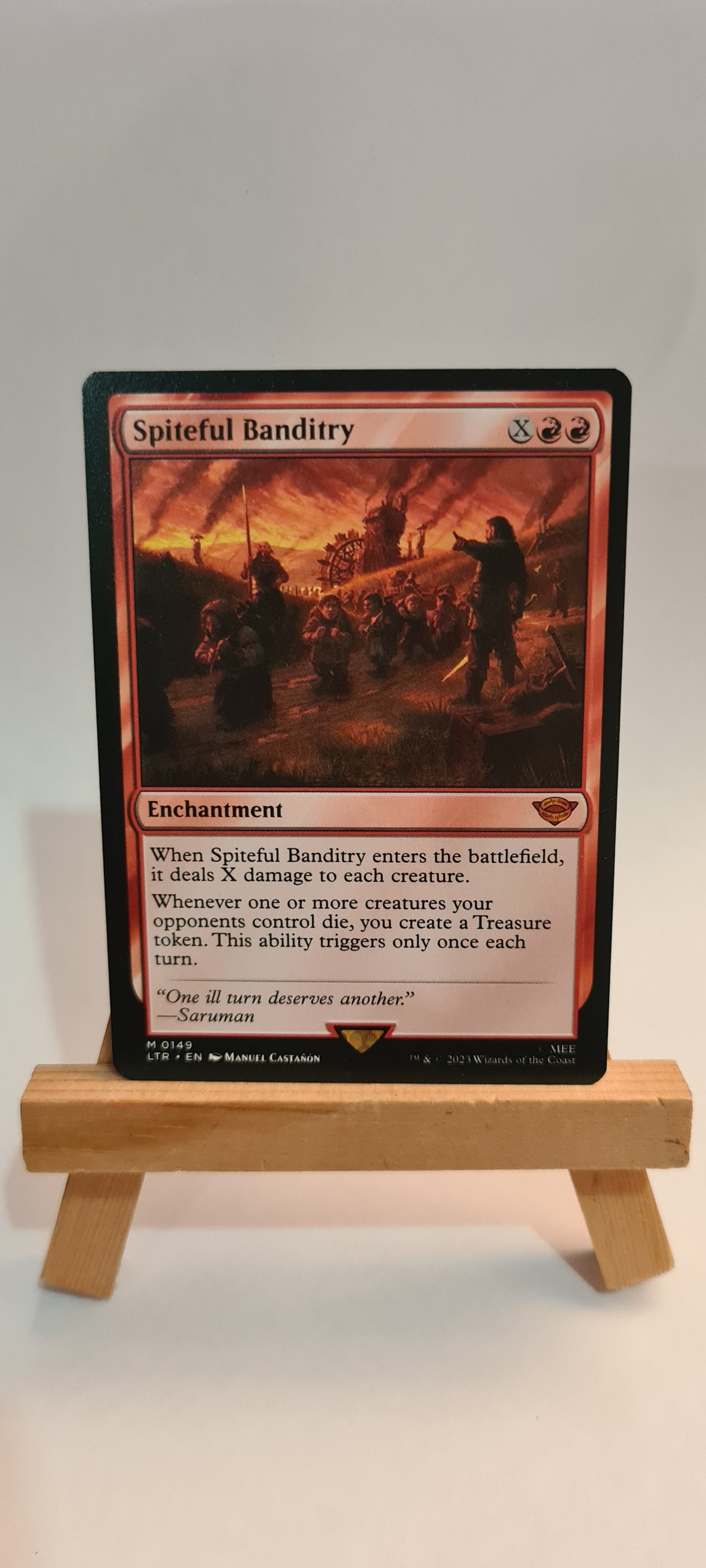 Magic The Gathering - Lord of the Rings - Spiteful Banditry [non-foil] (NM)