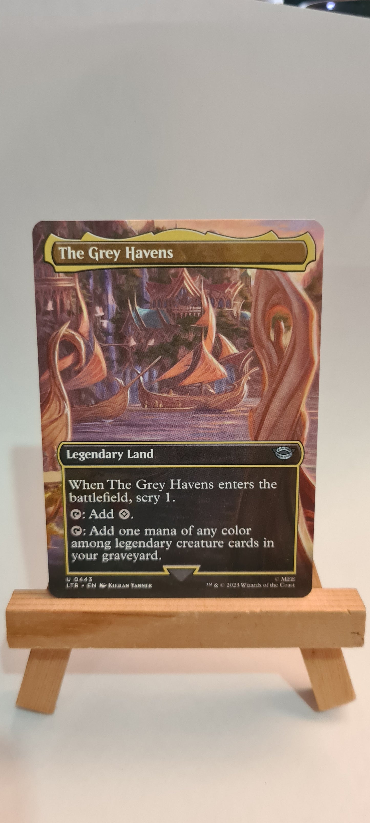 Magic The Gathering - Lord of the Rings - The Grey Havens (Borderless) EX # 443