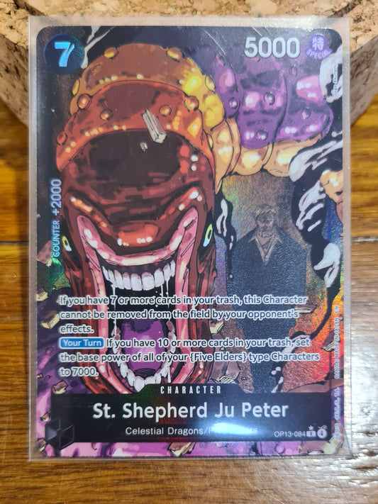 One Piece - Carrying On His Will (OP13) St. Shepherd Ju Peter (Alternate Art) NM