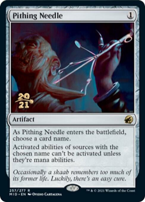 Magic The Gathering: Pithing Needle Prerelease Card #257 NM