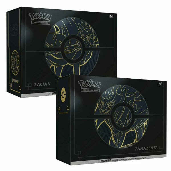 Pokemon TCG - Sword & Shield Elite Trainer Box Plus Zacian and Zamazenta Set