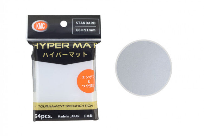 KMC Hyper MAT Sleeve 64ct Standard Size Card - Clear