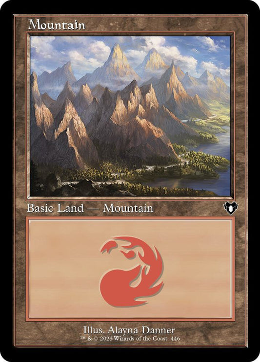 Magic The Gathering: Mountain #446 (CMM) NM