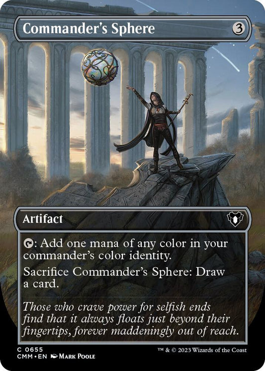 Magic The Gathering: Commander's Sphere #655 (CMM) (Borderless) NM