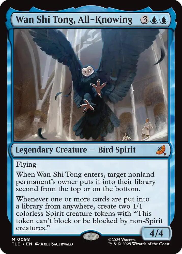Magic The Gathering: Wan Shi Tong, All-Knowing #98 Eternal-Legal (TLA) NM