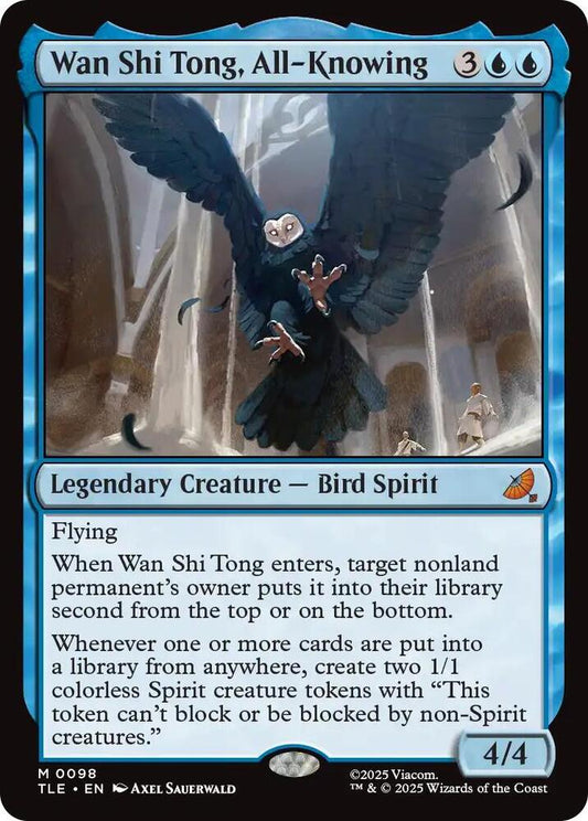 Magic The Gathering: Wan Shi Tong, All-Knowing #98 Eternal-Legal (TLA) NM