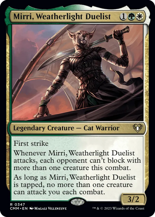Magic The Gathering: Mirri, Weatherlight Duelist #347 (CMM) NM