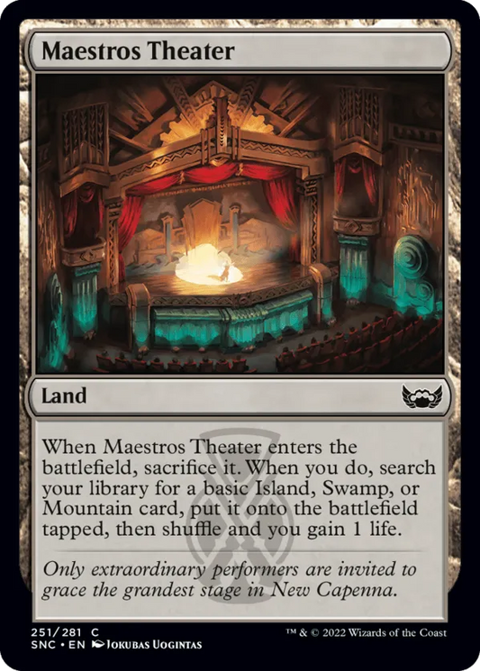 Magic The Gathering: Maestros Theater #251 (SNC) NM