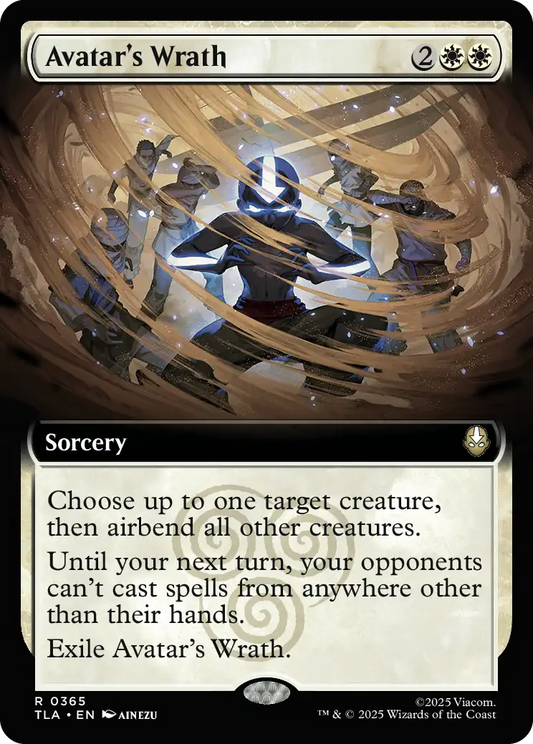 Magic The Gathering: Avatar's Wrath #365 (TLA) (Extended Art Foil) NM