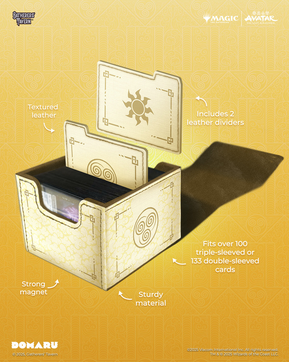 Gatherers Tavern DOMARU Avatar The Last Airbender Deck Box - Air
