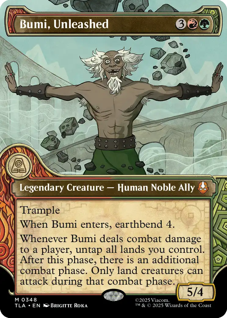 Magic The Gathering: Bumi, Unleashed #348 (TLA) (Showcase) NM