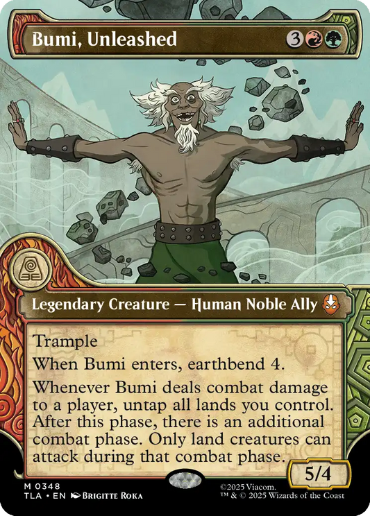 Magic The Gathering: Bumi, Unleashed #348 (TLA) (Showcase) NM