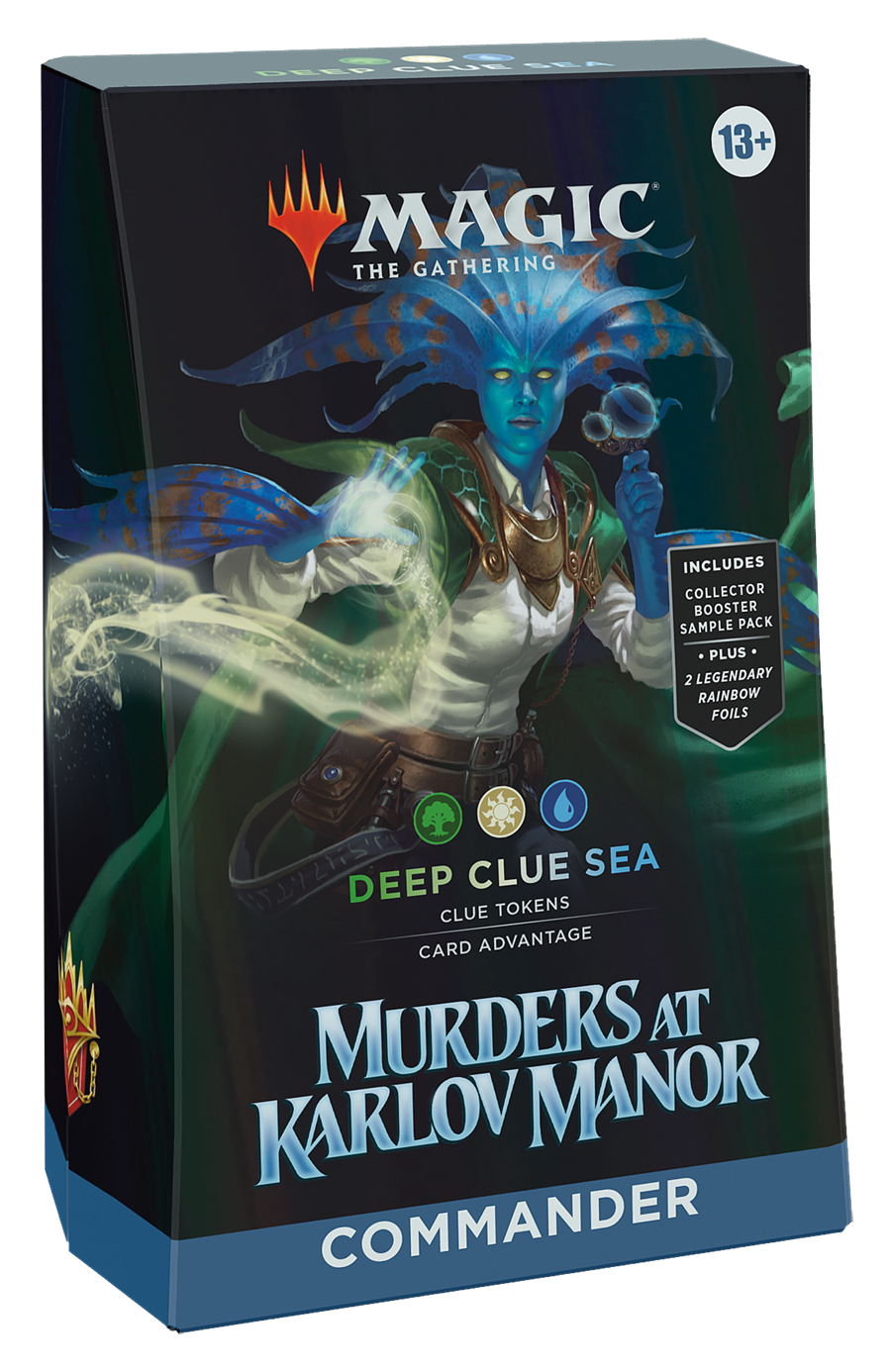 Magic The Gathering Murders at Karlov Manor Commander Deck Deep Clue Sea