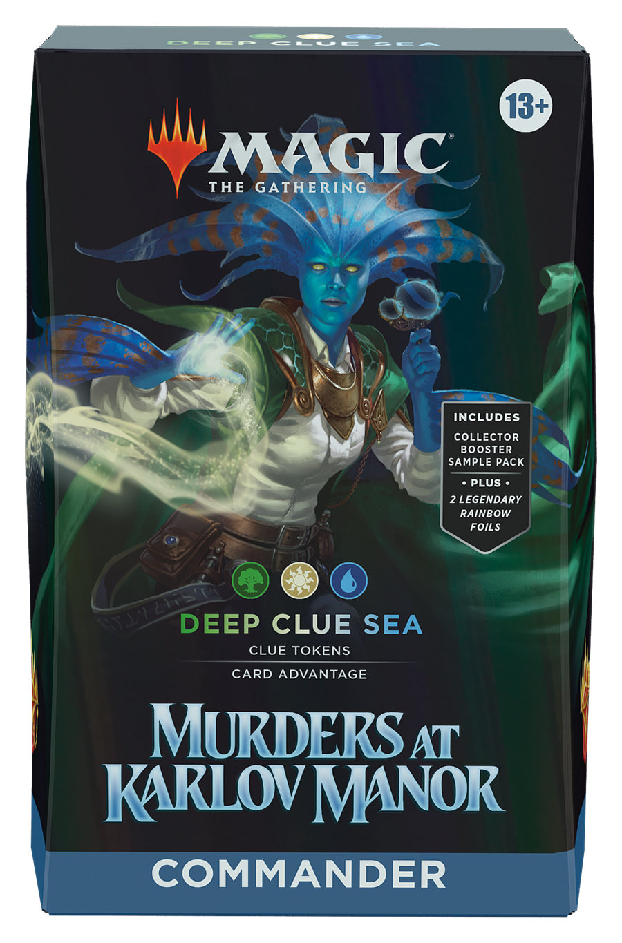 Magic The Gathering Murders at Karlov Manor Commander Deck Deep Clue Sea