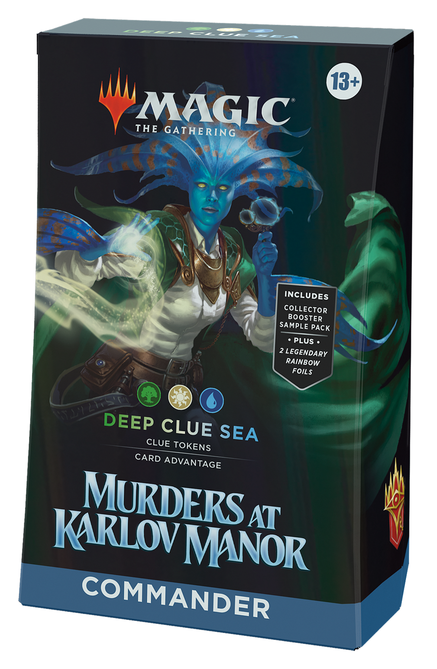 Magic The Gathering Murders at Karlov Manor Commander Deck Deep Clue Sea