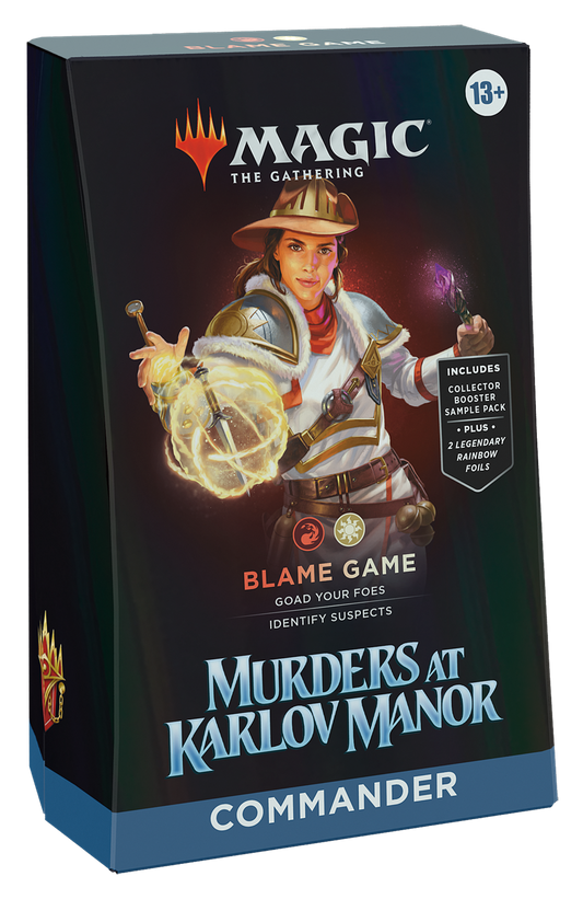 Magic The Gathering Murders at Karlov Manor Commander Deck Blame Game