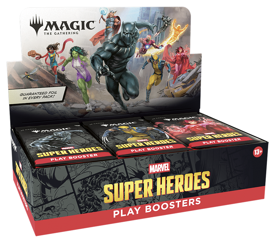 Magic The Gathering: Marvel Super Heroes Play Booster Box Preorder