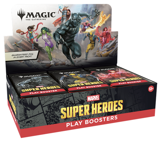 Magic The Gathering: Marvel Super Heroes Play Booster Box Preorder