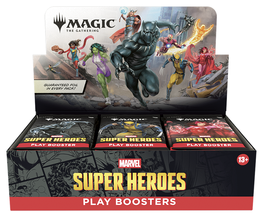 Magic The Gathering: Marvel Super Heroes Play Booster Box Preorder