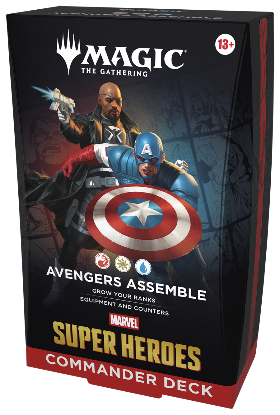 Magic The Gathering: Marvel Heroes Commander Deck Avengers Assemble Preorder
