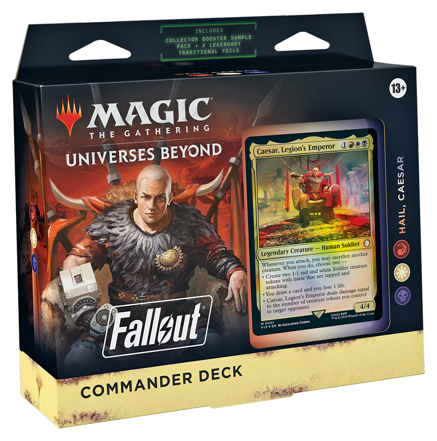 Magic The Gathering Universes Beyond Fallout Commander Deck Display Set