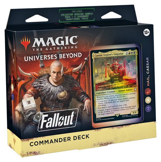 Magic The Gathering Universes Beyond Fallout Commander Deck Hail Caesar