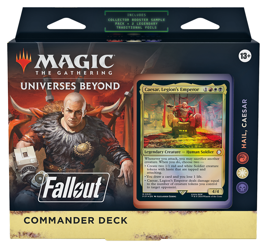 Magic The Gathering Universes Beyond Fallout Commander Deck Hail Caesar