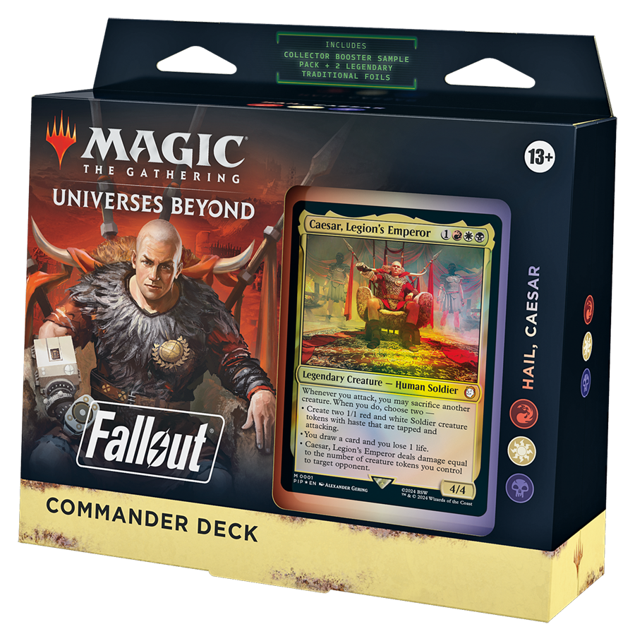 Magic The Gathering Universes Beyond Fallout Commander Deck Hail Caesar