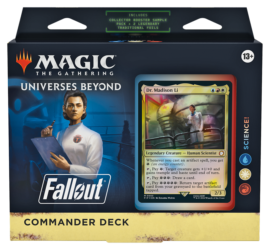 Magic The Gathering Universes Beyond: Fallout Commander Deck Science