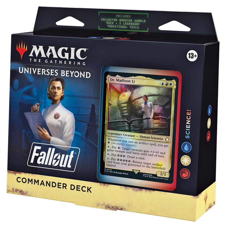 Magic The Gathering Universes Beyond: Fallout Commander Deck Science