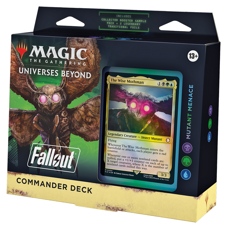 Magic The Gathering Universes Beyond: Fallout Commander Deck Mutant Menace